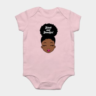 Black and Beautiful, Black Girl Magic, Black History Baby Bodysuit